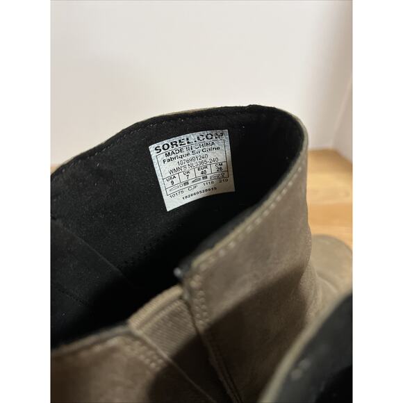 Sorel Boots Womens 9 Joan of Arctic II Wedge Brown Leather Booties - Picture 6 of 9